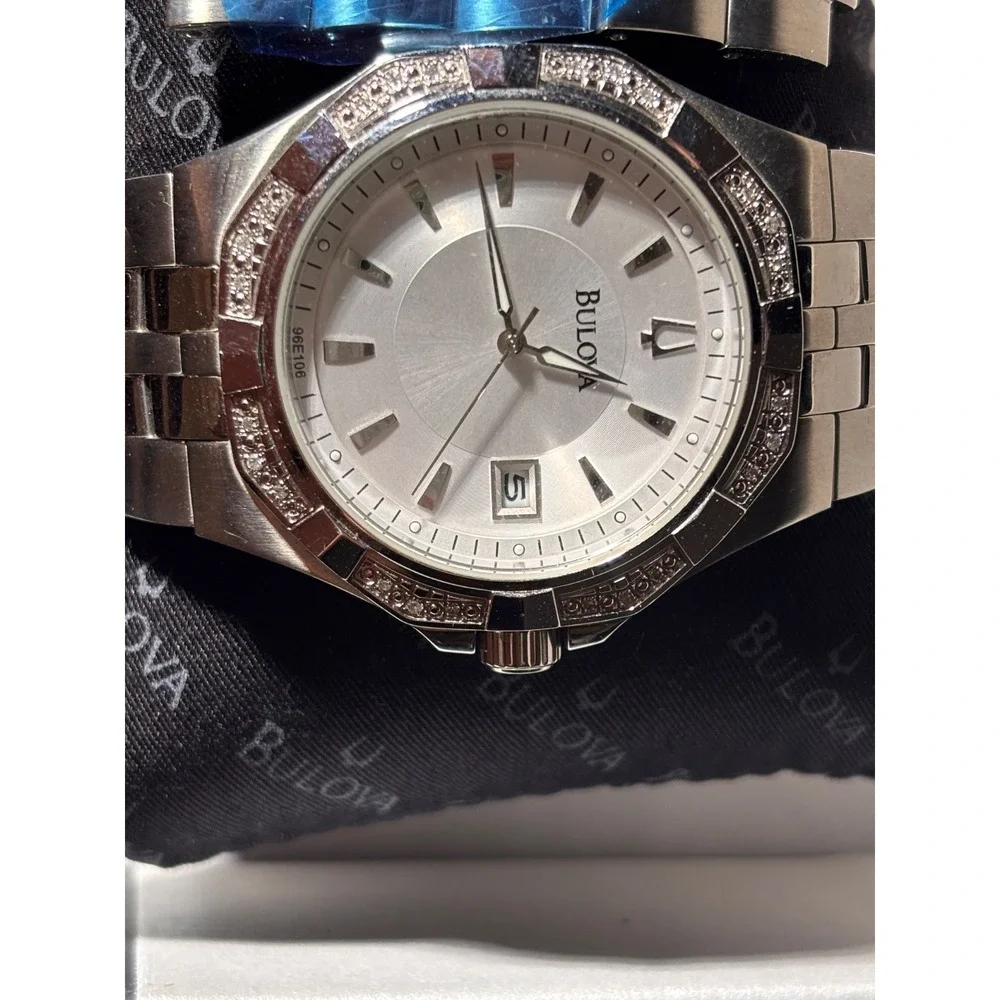 Bulova Men's Classic Diamond Watch 96E106